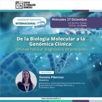 Webinar: "De la Biología Molecular a la Genómica Clínica: Un viaje hacia el diagnóstico de precisión"