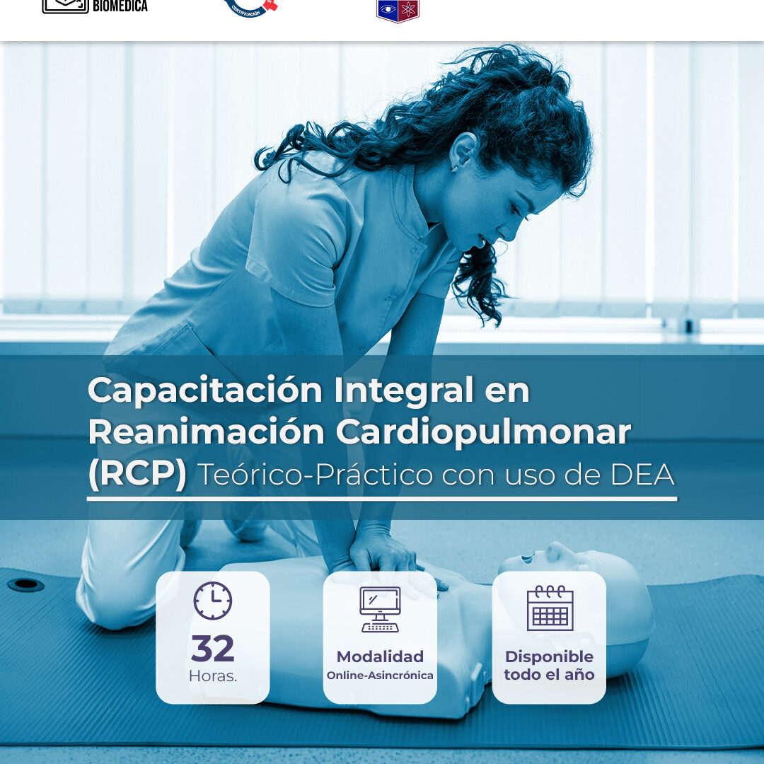 Capacitación Integral en Reanimación Cardiopulmonar (RCP) Teórico–Práctica con uso de DEA