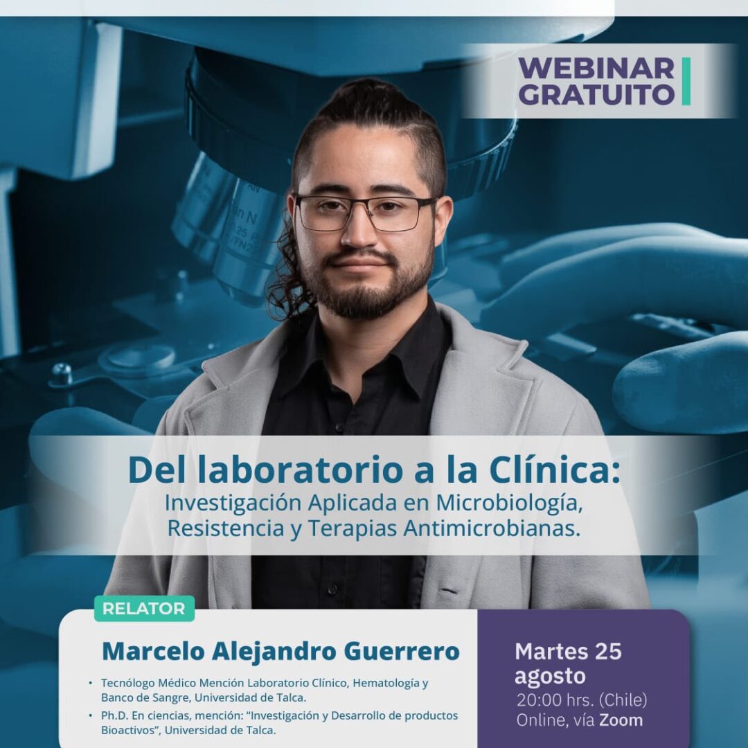 Webinar: "Del Laboratorio a la Clínica: Investigación Aplicada en Microbiología, Resistencia y Terapias Antimicrobianas"